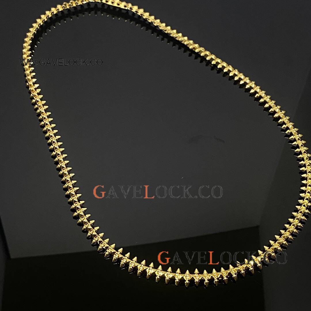 High Quality Replica Cartier Clash Yellow Gold Necklace 50cm or 55cm